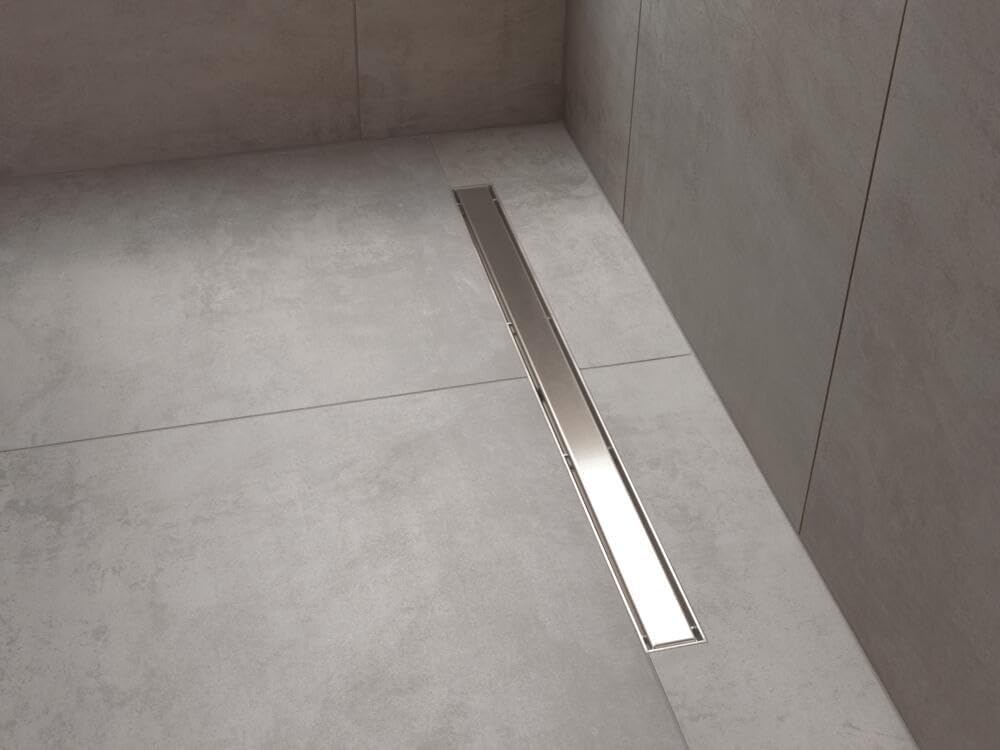 Delta Faucet 36-Inch Reversible Linear Shower Drain Trim in Stainless