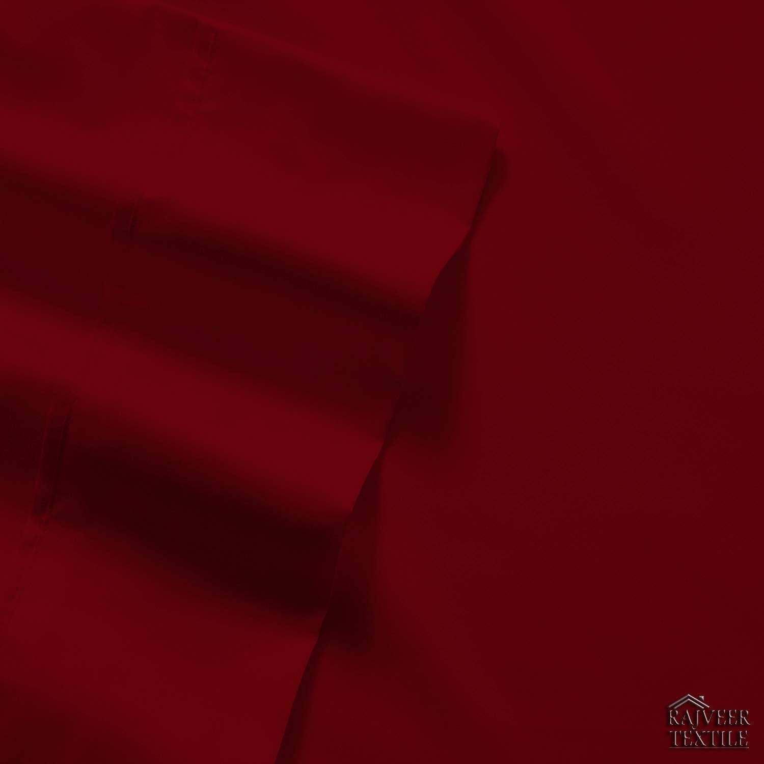 5 Piece Sheet Set- Egyptian Cotton 600 Thread Count - Luxury Bedding Set Fits Up to 15 Inches Deep Pocket - 5 Piece Sheet Set (Split King Size, Burgundy)