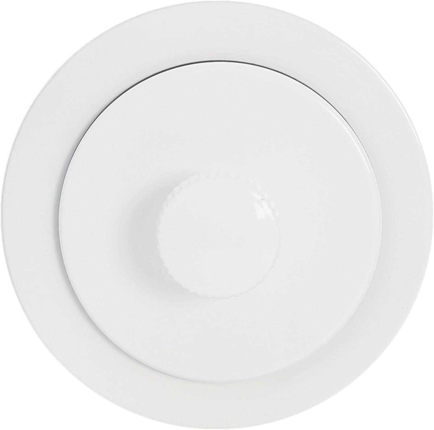 Westbrass A3264-50 22-1/2' Brass Bath Waste & Overflow Assembly with Pull Drain Plug and 2-Hole Faceplate, Powder Coat White