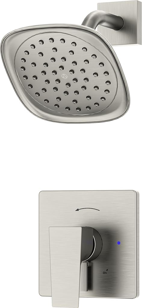 Symmons Verity Single Handle Wall Mounted Shower Trim Kit with Diverter Lever 2.0 GPM (Valve Not Included)