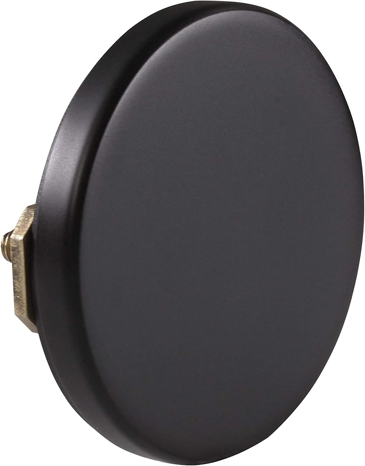 Westbrass 494144H-4-62 SCH. 40 ABS Bath Waste & Overflow Assembly with Illusionary Faceplate and Lift & Turn Drain Plug, Matte Black (4-Pack)