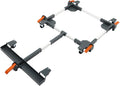 Bepritm Adjustable Mobile Base, T Extension Universal Rolling Mobile Base with Wheels, 600 lb Heavy Duty Mobile Bases for Move Larger Tools and Machines Mobiles
