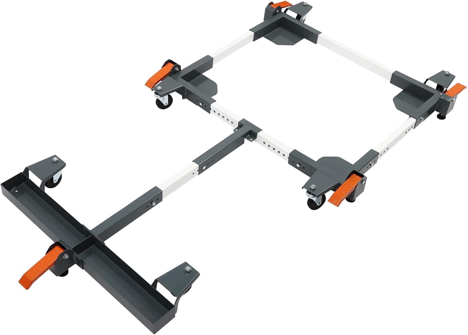 Bepritm Adjustable Mobile Base, T Extension Universal Rolling Mobile Base with Wheels, 600 lb Heavy Duty Mobile Bases for Move Larger Tools and Machines Mobiles