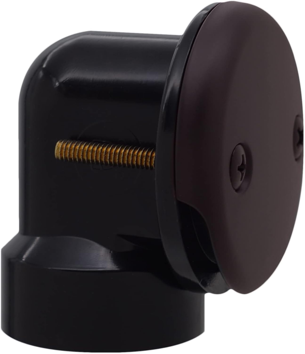 Westbrass D4931-4-12 1-1/2' x 12' Bath Waste & Overflow Assembly with Tip-Toe Drain Plug and 2-Hole Faceplate - Sch. 40 ABS Pipe, Oil Rubbed Bronze (4-Pack)