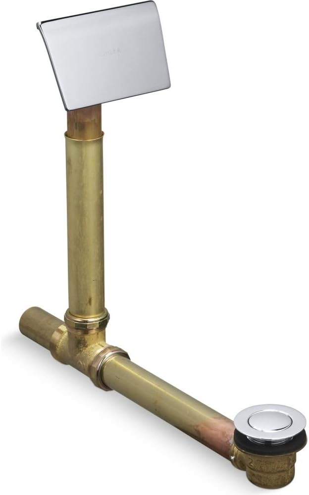 Kohler K-7169-AF-CP 1-1/2' Contoured Pop-Up Bathtub Drain & Overflow Pipe Chrome