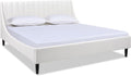 Jennifer Taylor Home Aspen Vertical Tufted Modern Headboard Platform Bed Set