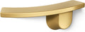 Kohler K-21261-L-2MB Betello Left-hand Trip Lever, Vibrant Moderne Brushed Brass