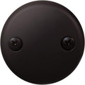 Westbrass R329-144-12 3-1/8' Two-Hole Overflow Face Plate and Screws, Oil Rubbed Bronze (144-Pack)
