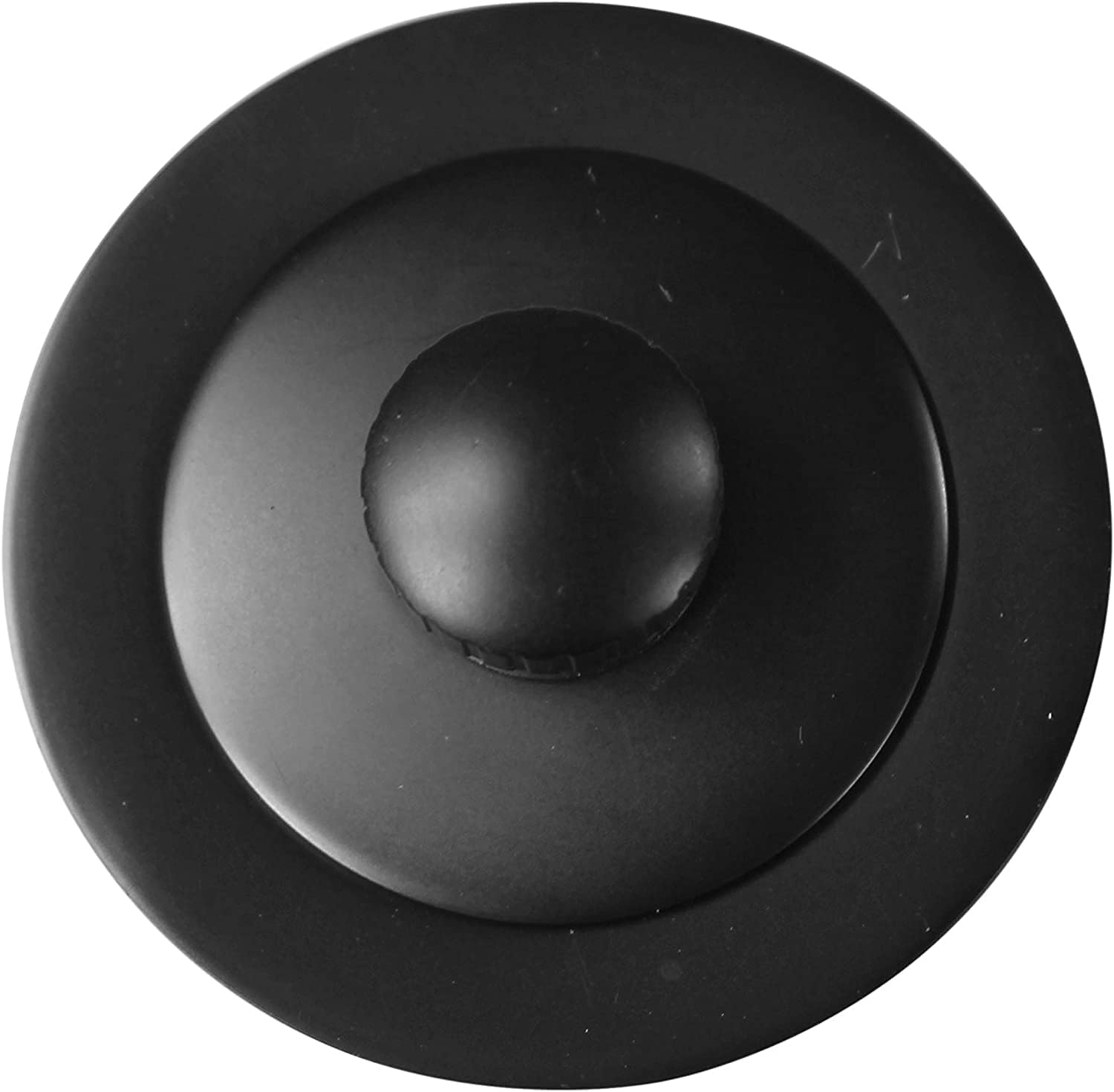 Westbrass D49721-4-62 1-1/2' Bath Waste & Overflow Assembly with Pull Drain Stopper and One-Hole Faceplate Top Elbow - Sch. 40 PVC, Matte Black (4-Pack)