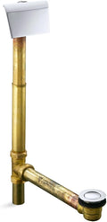 Kohler K-7147-AF-TT Tea-for-Two 1/2 inch Countoured Pop-up Drain and Overflow, Vibrant Titanium