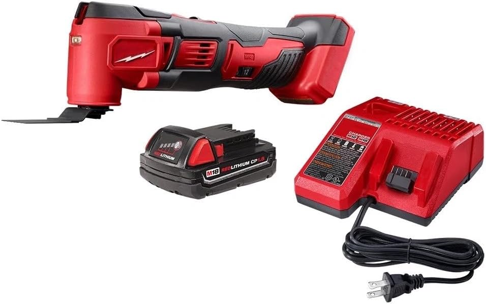 2626-21 Compact Multi-Tool for Milwaukee M18 18V Cordless Multi-Tool Kit - Red/Black