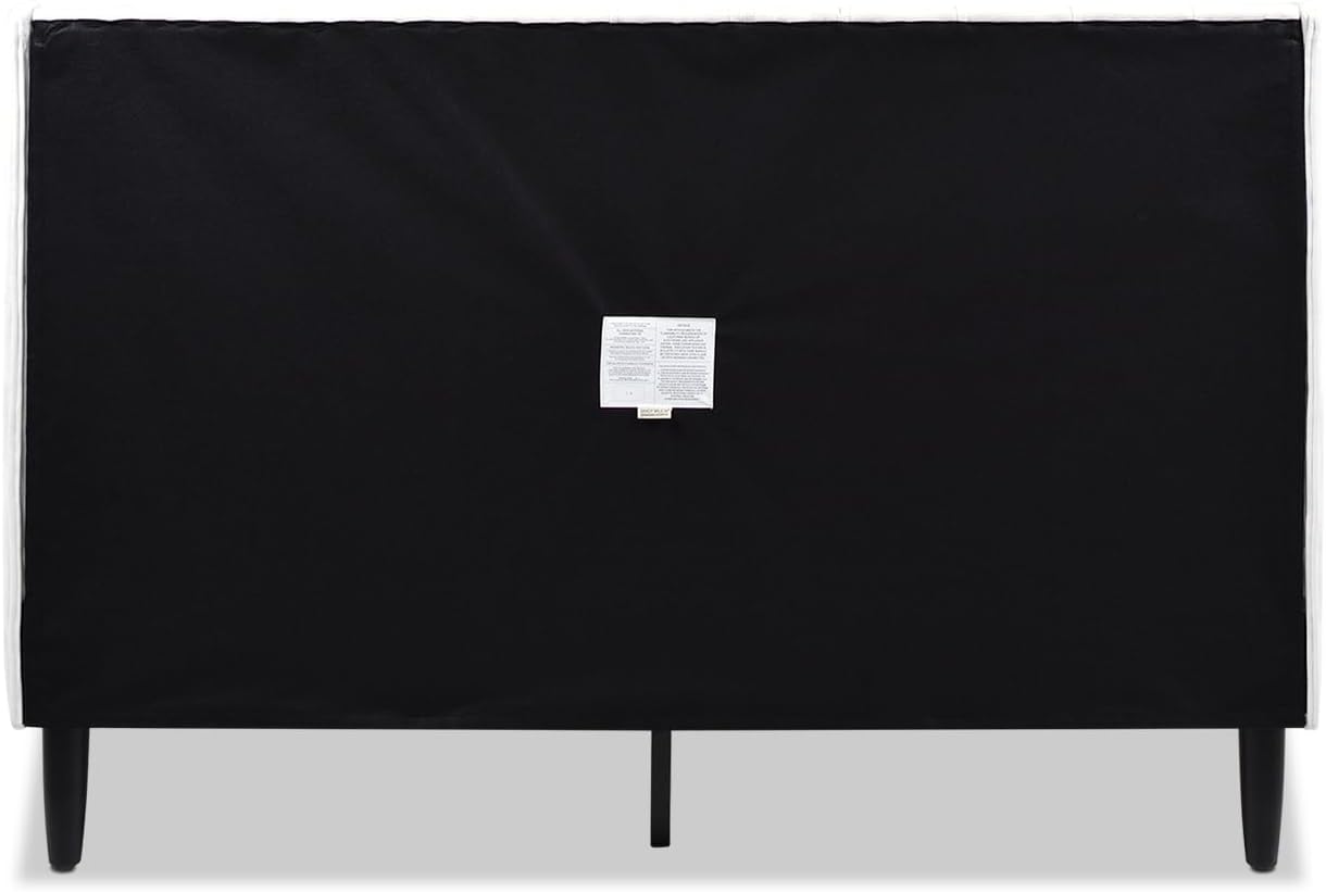 Jennifer Taylor Home Aspen Vertical Tufted Modern Headboard Platform Bed Set