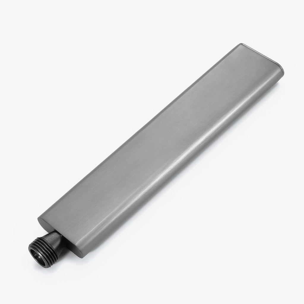 Shower Slide Bar with Handheld Shower, 304 Stainless Steel Slide Bar Adjustable Holder with 59 Inch Shower Hose Wall Mounted Slide Bar Holder Set,Chrome (Gun Grey)