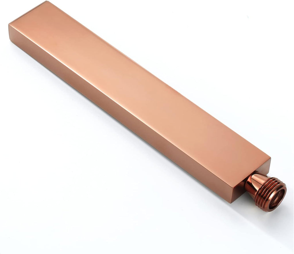 Shower Slide Bar with Handheld Shower, 304 Stainless Steel Slide Bar Adjustable Holder with 59 Inch Shower Hose Wall Mounted Slide Bar Holder Set,Chrome (Rose Gold)