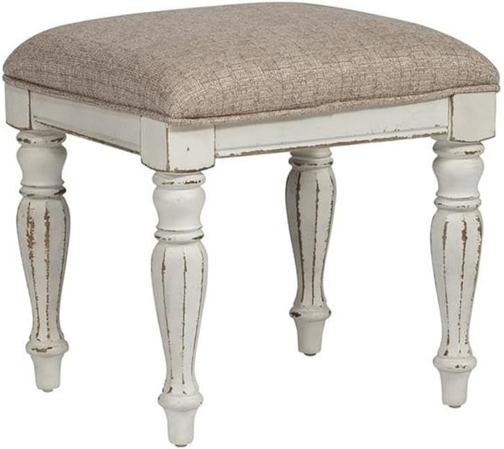 Liberty Furniture Magnolia Manor White Vanity Stool