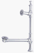 Kingston Brass CC3091 Edwardian British Lever Style Tub Drain, Polished Chrome