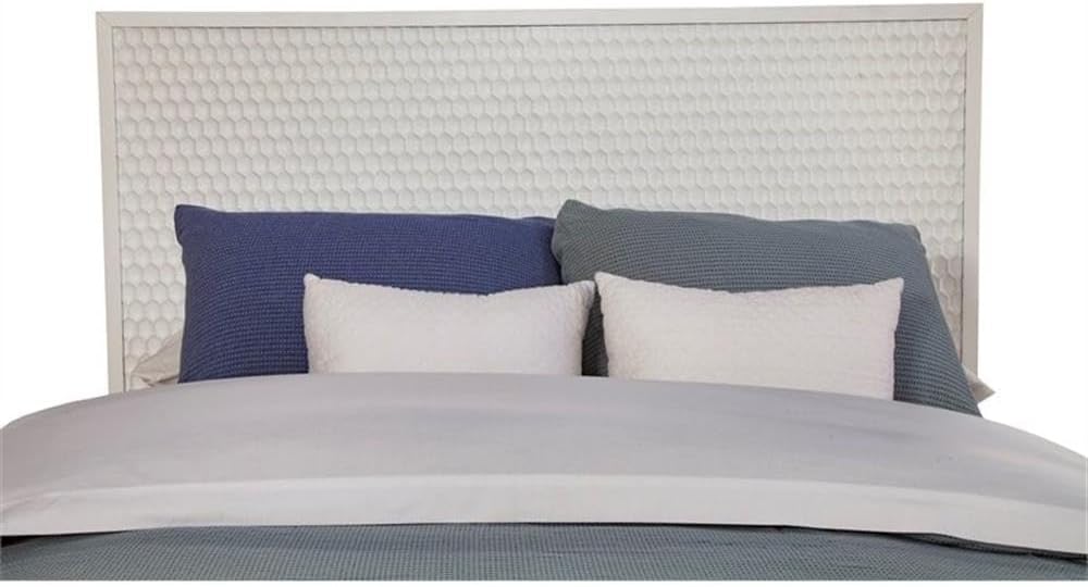 Home Square 4 Piece Set with Nightstand Standard King Headboard & Bedroom Vanity