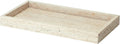 Beige Travertine Bathroom Accessories Set Natural Marble Soap Dispenser Soap Reed Diffuser Vanity Tray Kit Bathroom(Color-19)