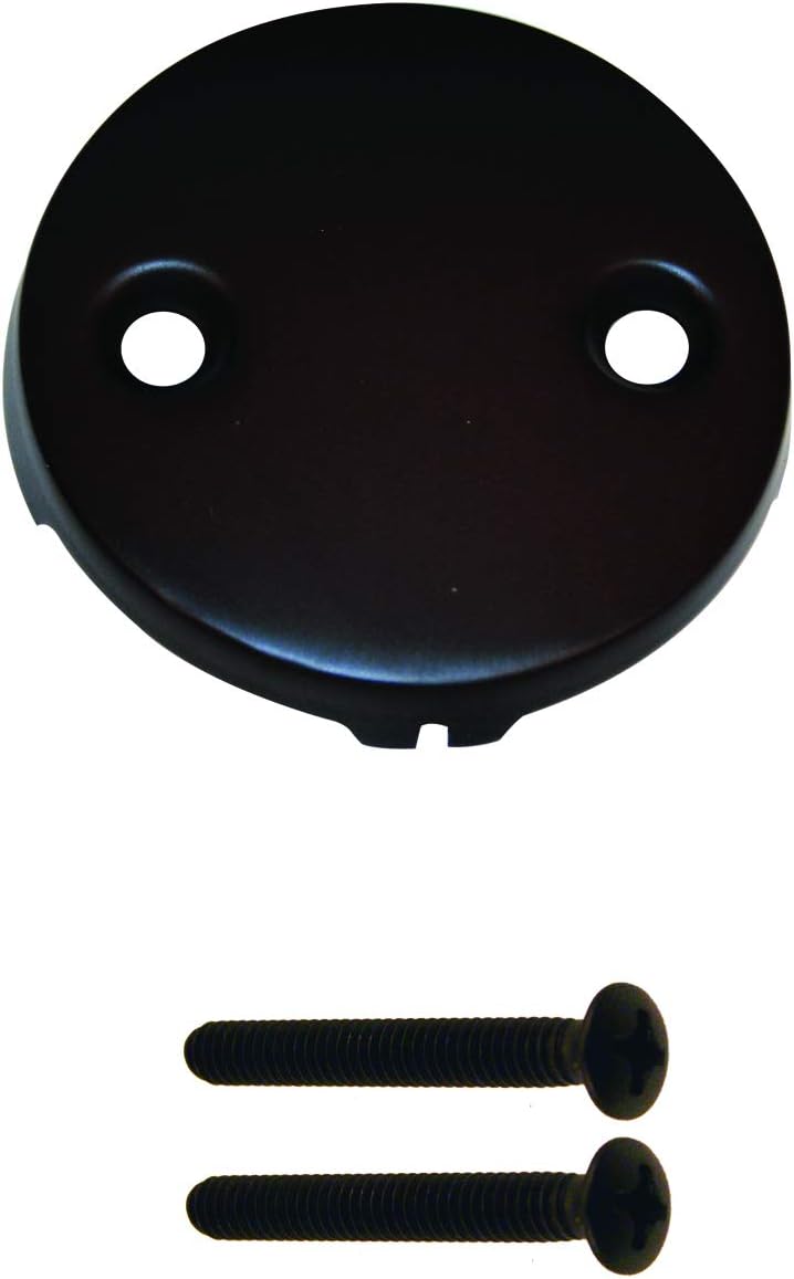 Westbrass R329-144-12 3-1/8' Two-Hole Overflow Face Plate and Screws, Oil Rubbed Bronze (144-Pack)