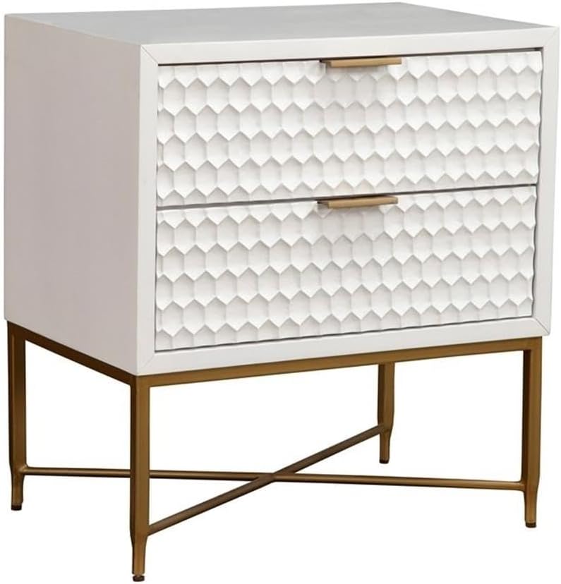 Home Square 4 Piece Set with Nightstand Standard King Headboard & Bedroom Vanity