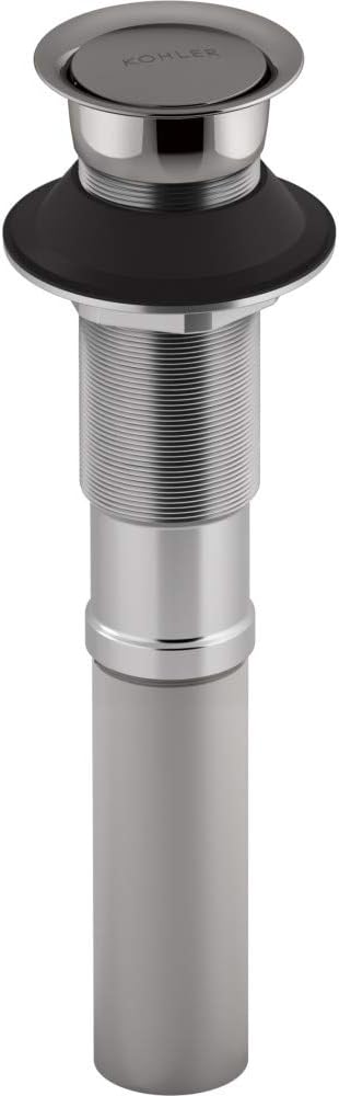 KOHLER 7124-TT Pop-Up Clicker Drain without Overflow, Titanium