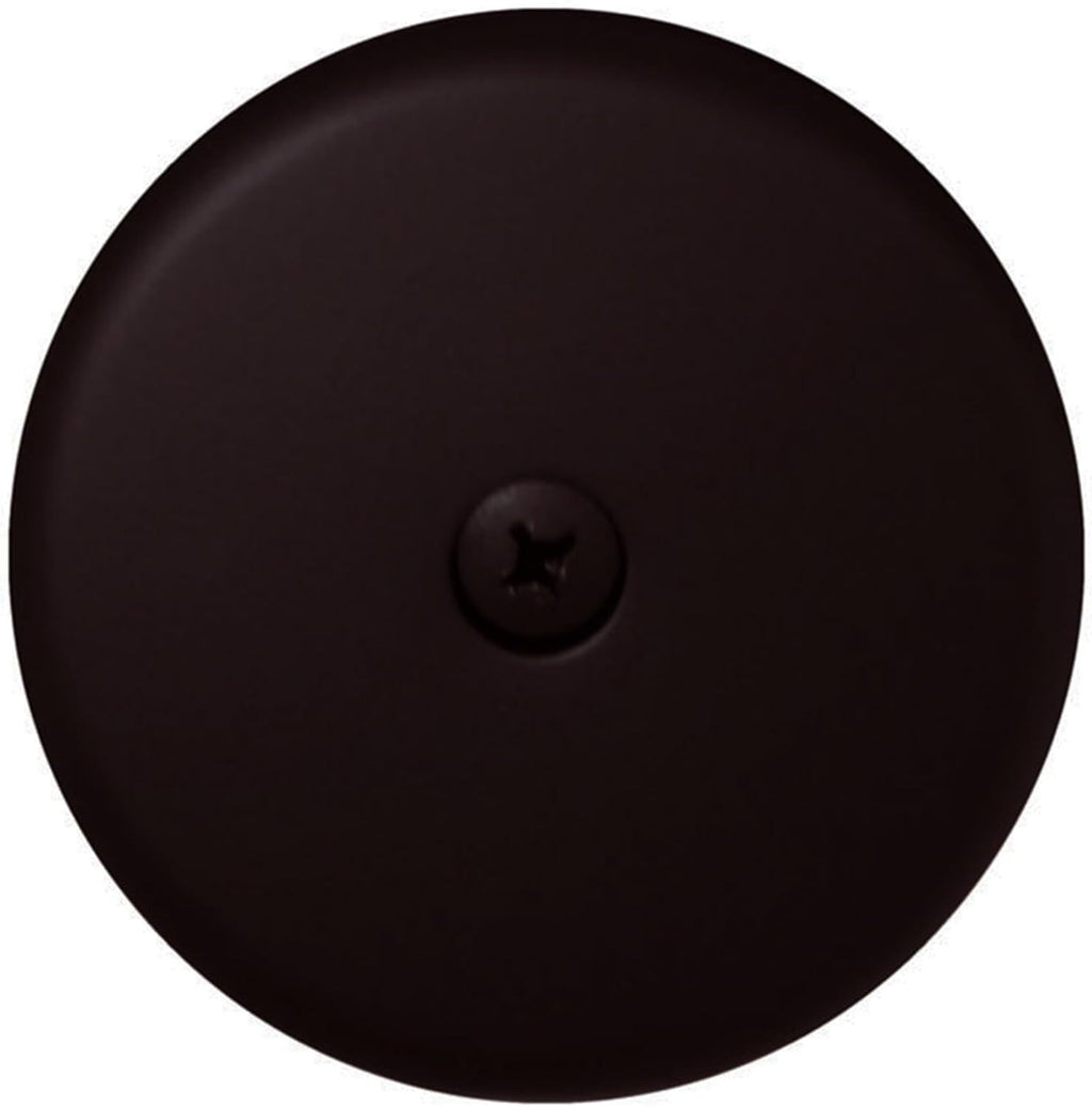 Westbrass D328-200-12 3-1/8' One-Hole Bathtub Overflow Faceplate and Screw, Oil Rubbed Bronze (200-Pack)