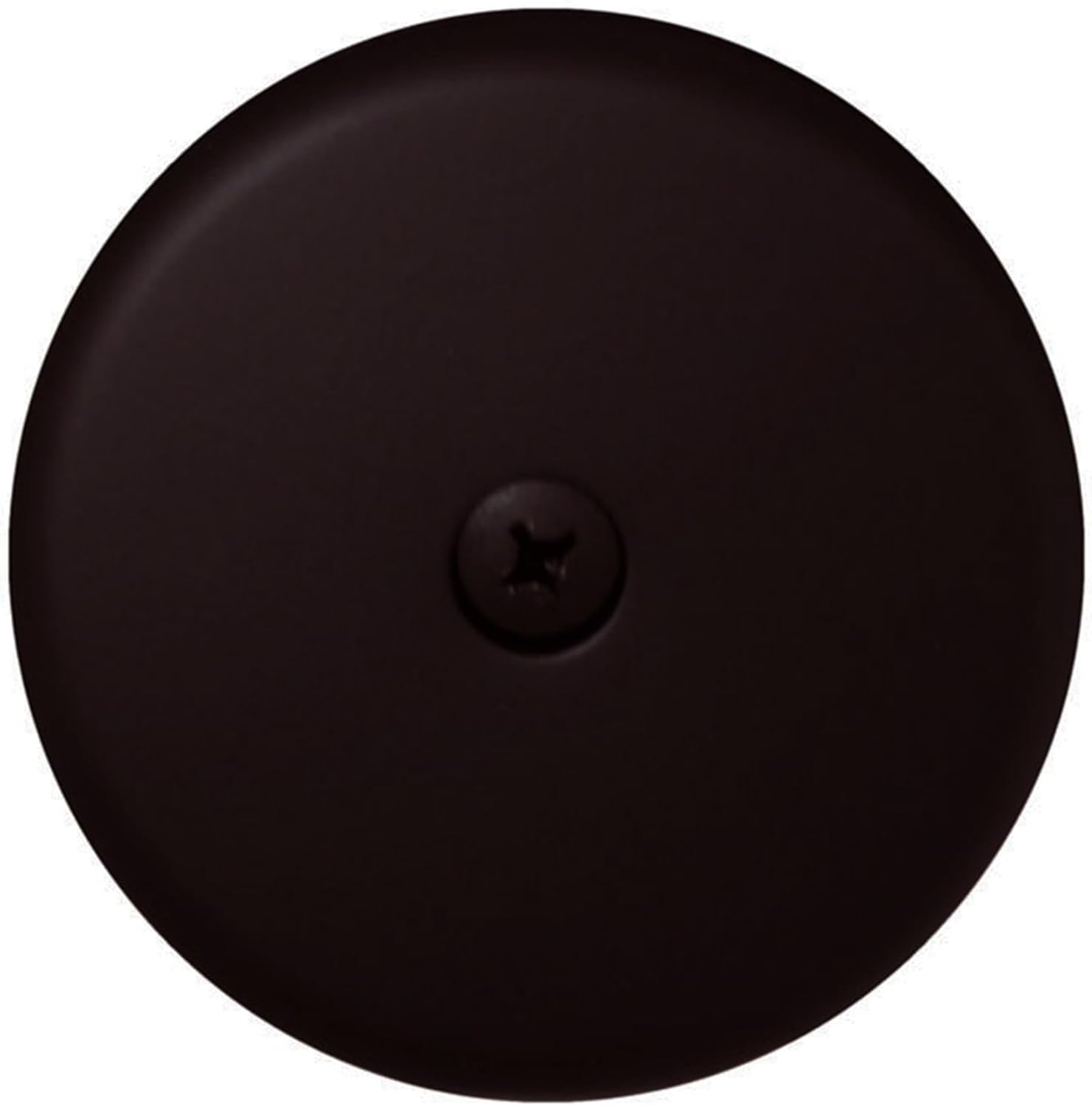 Westbrass D328-200-12 3-1/8' One-Hole Bathtub Overflow Faceplate and Screw, Oil Rubbed Bronze (200-Pack)