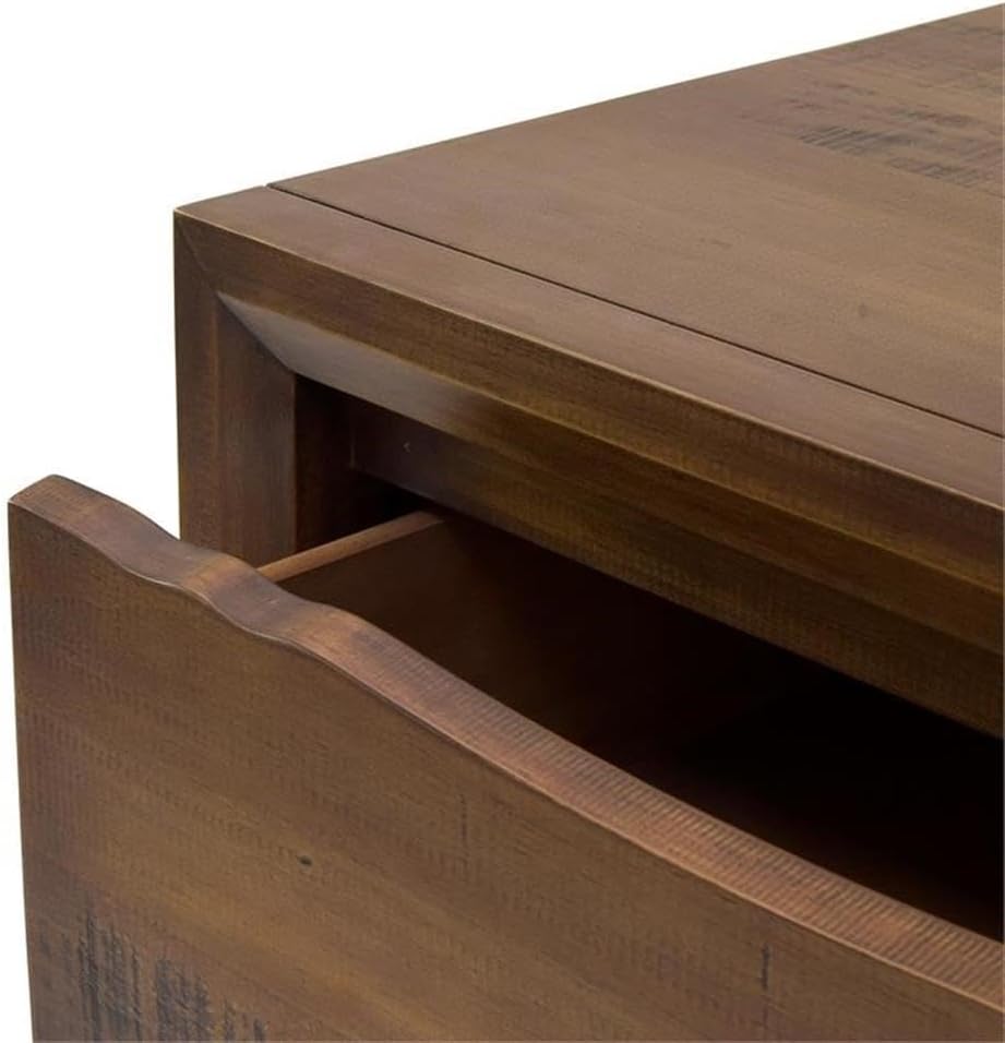 Steve Silver Lofton 4-Piece Queen Size Mocha Brown Wood Bedroom Set