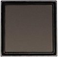 Infinity Drain LTD5-2P ORB 5' x 5' LTD 5 Tile Insert Complete Kit in Oil Rubbed Bronze with PVC Drain Body, 2' Outlet