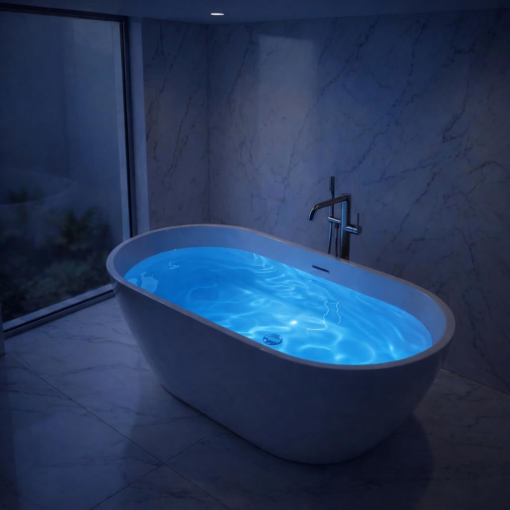 ANZZI Freestanding Bathtub Acrylic 59 In Flat Bottom Soaking Tub White Mone Series Compact Design Built In Overflow 53 Gal Capacity Modern Bathroom Fixture AMZFT903-59 | SKU Glossy Finish Deep Soak