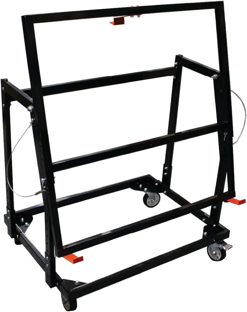 LAUCO Mate Panel Cart and Stand – Mobile Base Stand Contains Rubber Rolling 4' Casters – Mobile Workbench for Tools, Woodworking Tools and Accessories [87280]