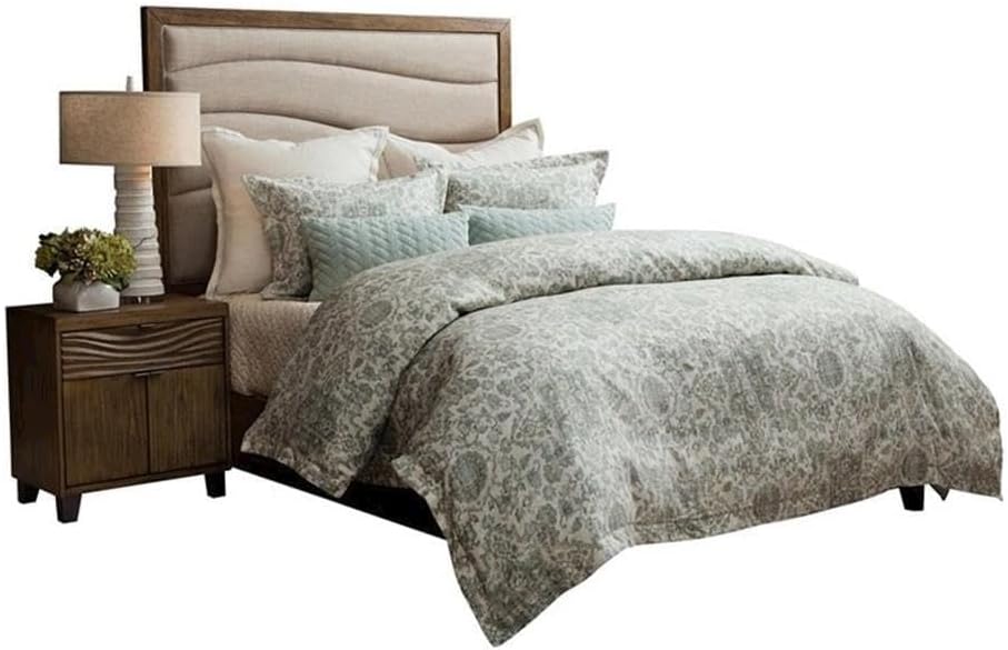 Michael Amini Northridge Multicolor King Duvet Set 8-Piece with 100% Polyester Print Face and Cotton-Polyester Back, Soft Breathable Bedding for Luxurious Comfort and Style
