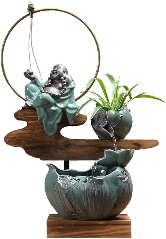 Tabletop Fountains Creative Water Ornaments Desktop Fountain Humidifier Living Room Porch TV Cabinet Desktop Fountain Indoor Tabletop Water Fountain