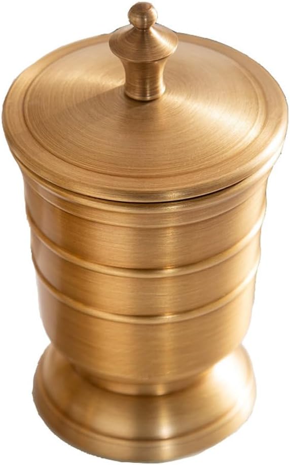 Bathroom Accessories Set Countertop 5 Pcs, Toothbrush Holder & Cup, Soap Dispenser,Soap Dish, Storage Can, Antique Bronze,Multi Function Can