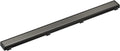 Delta Faucet 36-Inch Reversible Linear Shower Drain Trim in Black Stainless