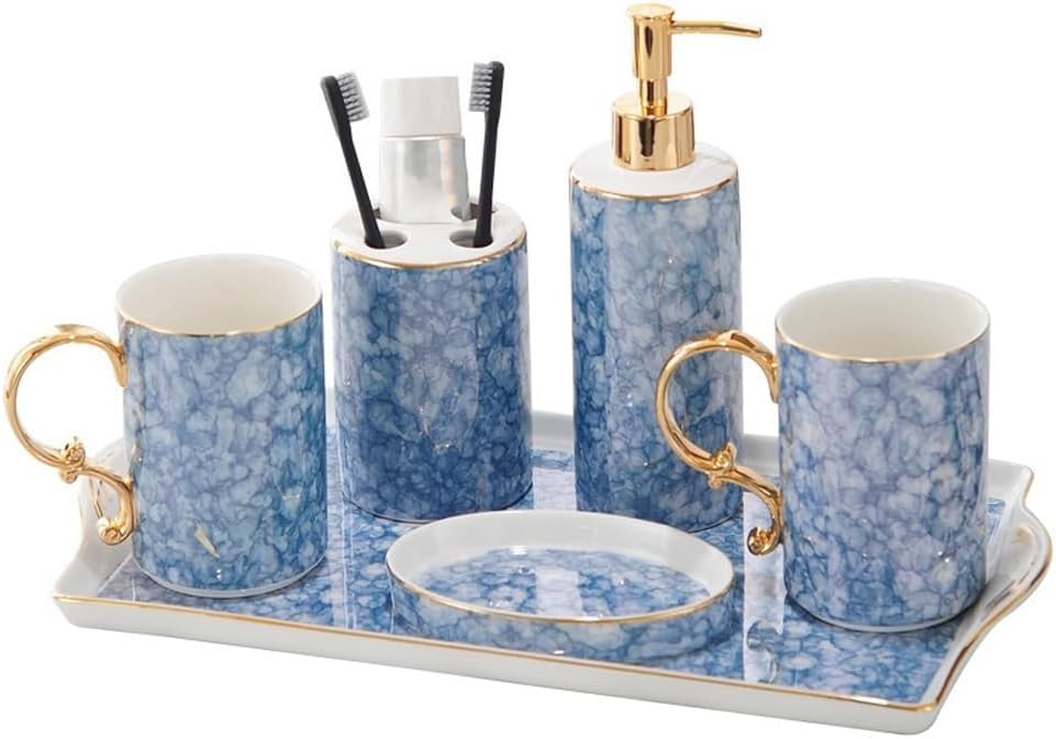 Bathroom and Toiletries Set Ceramic
