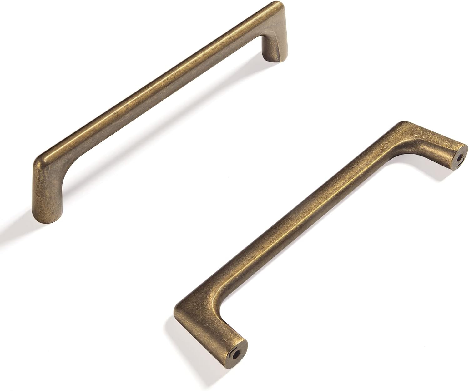Goo-Ki Antique Brass Cabinet Pulls with 3''(76mm) Hole Centers, Retro Style Zinc Alloy Cabinet Handles for Dresser,Wardrobe,Cupboard- 24 Pack