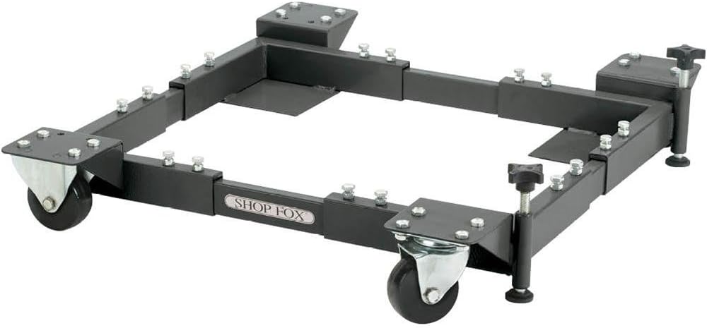 Shop Fox D2260A Mini Mobile Base, 10-1/2' x 14-1/2' to 17-1/2' x 21-1/2'