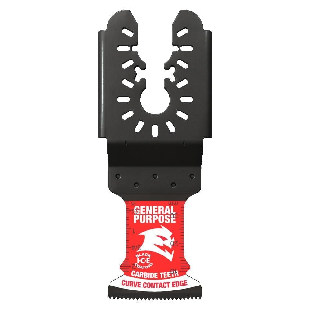 Diablo Amped Demo Demon Universal Fit Carbide Oscillating Blade for General Purpose Cuts - 1-1/4' Cutting Width, 1-1/2' Cutting Depth, 3-Pack - DOU125CGP10