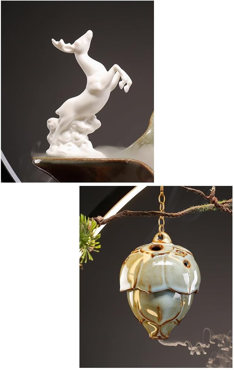 Tabletop Fountains Chinese Style Fortune-attracting Running Water Ornaments Circulating Humidification Entrance Table Office Living Room Decoration Indoor Tabletop Water Fountain