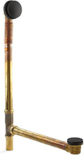 Clearflo Brass toe tap bath drain