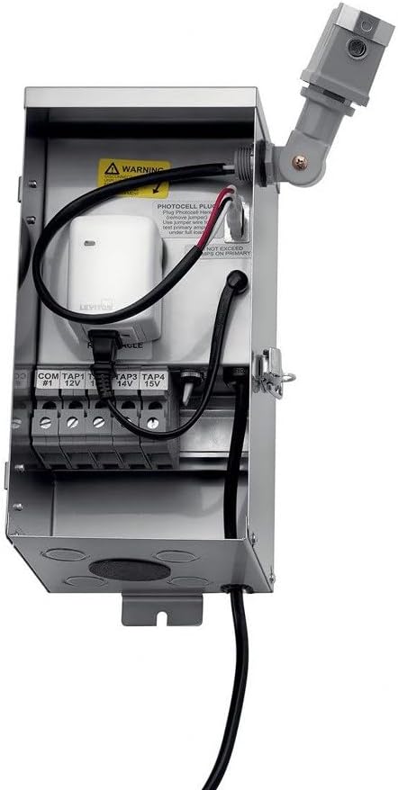 Kichler Contractor Series 300W Transformer in Stainless Steel, Low Voltage Outdoor Power Supply, 15CS300SS