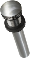 Native Trails DR130-BN Push to Seal Dome Drain, 1.5', Brushed Nickel