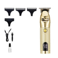Professional Hair Clippers for Men, Electric Hair Clipper Personal Care High Power Shaver LCD USB Rechargeable Metal Barber Supplie Trimmer for Men, Gold