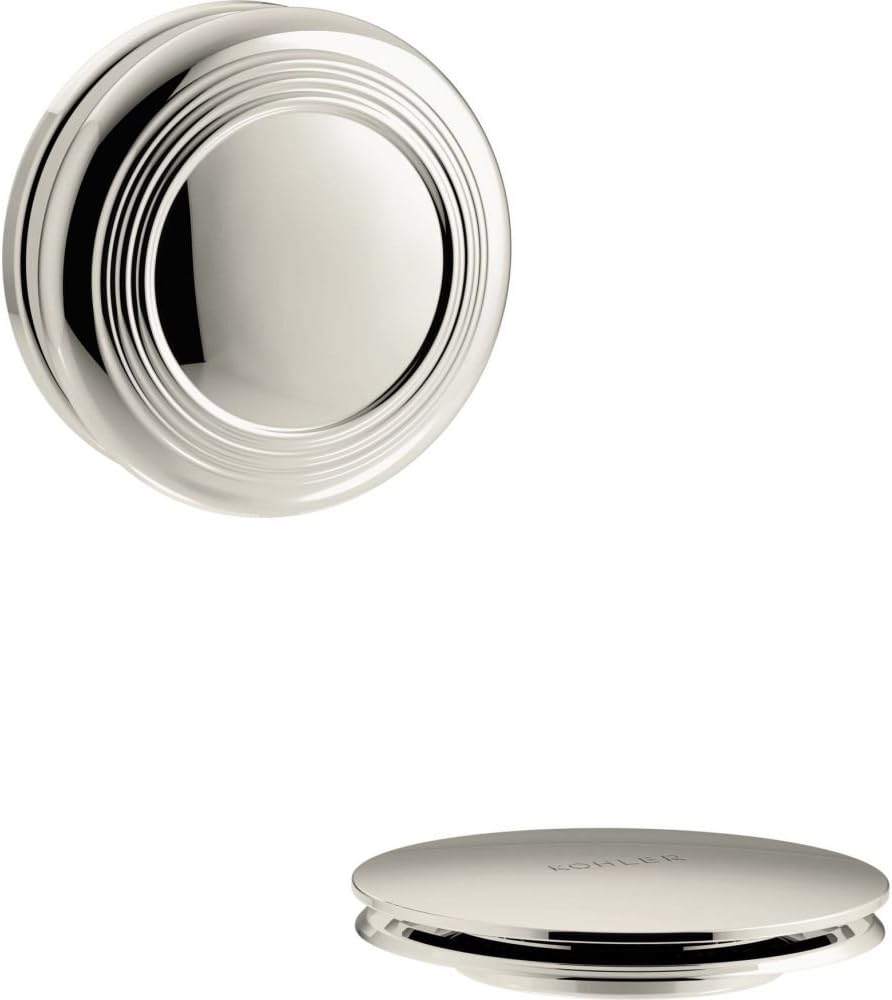 Kohler K-T37396-SN Cable Bath Drain Trim w/Push Button Handle Nickel
