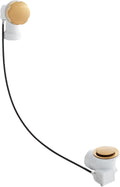 Signature Hardware 478497 PVC Cable Drain and Overflow for 17' - 22' Deep Alcove Tubs