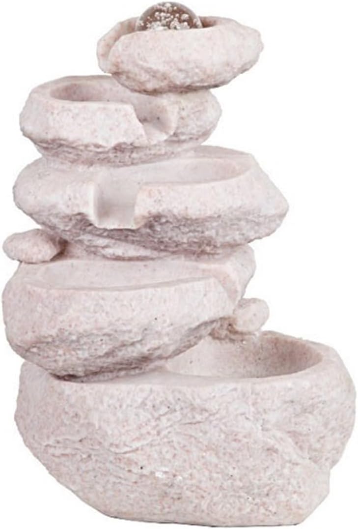 Tabletop Fountain Cascading Tabletop Water Fountain, Meditation Waterfall Feature, Feng Shui