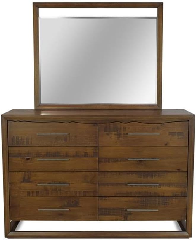 Steve Silver Lofton 4-Piece Queen Size Mocha Brown Wood Bedroom Set