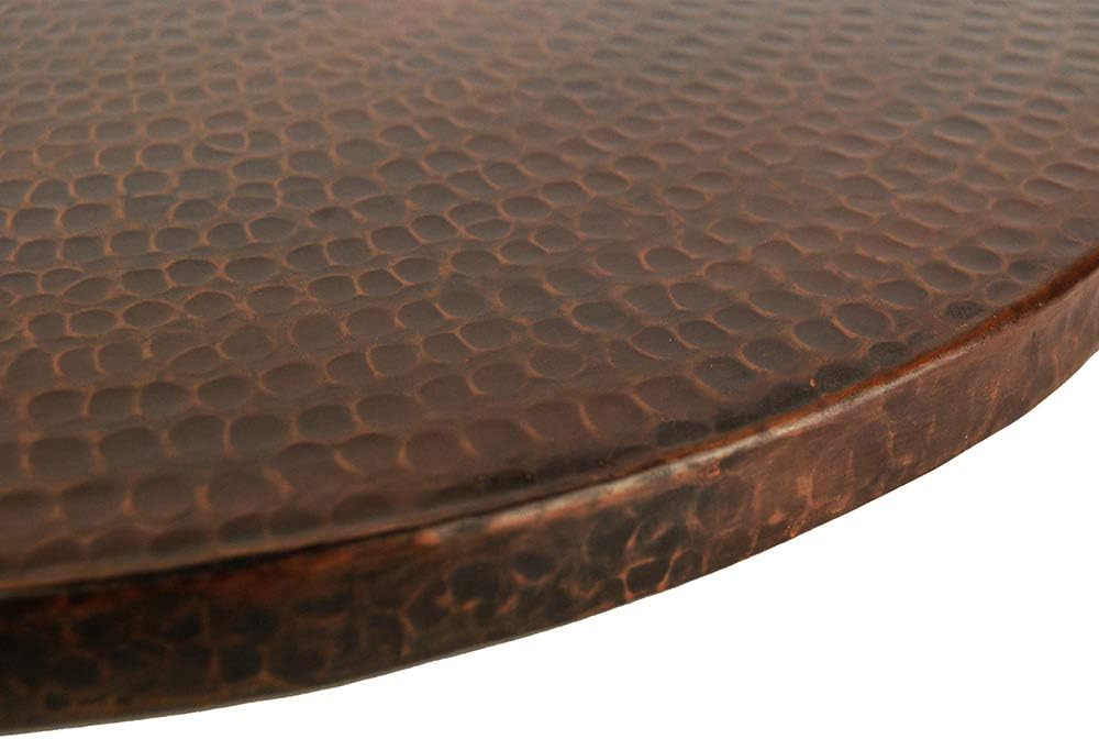 Premier Copper Products LS20DB 20-Inch Hand Hammered Copper Lazy Susan, Oil Rubbed Bronze