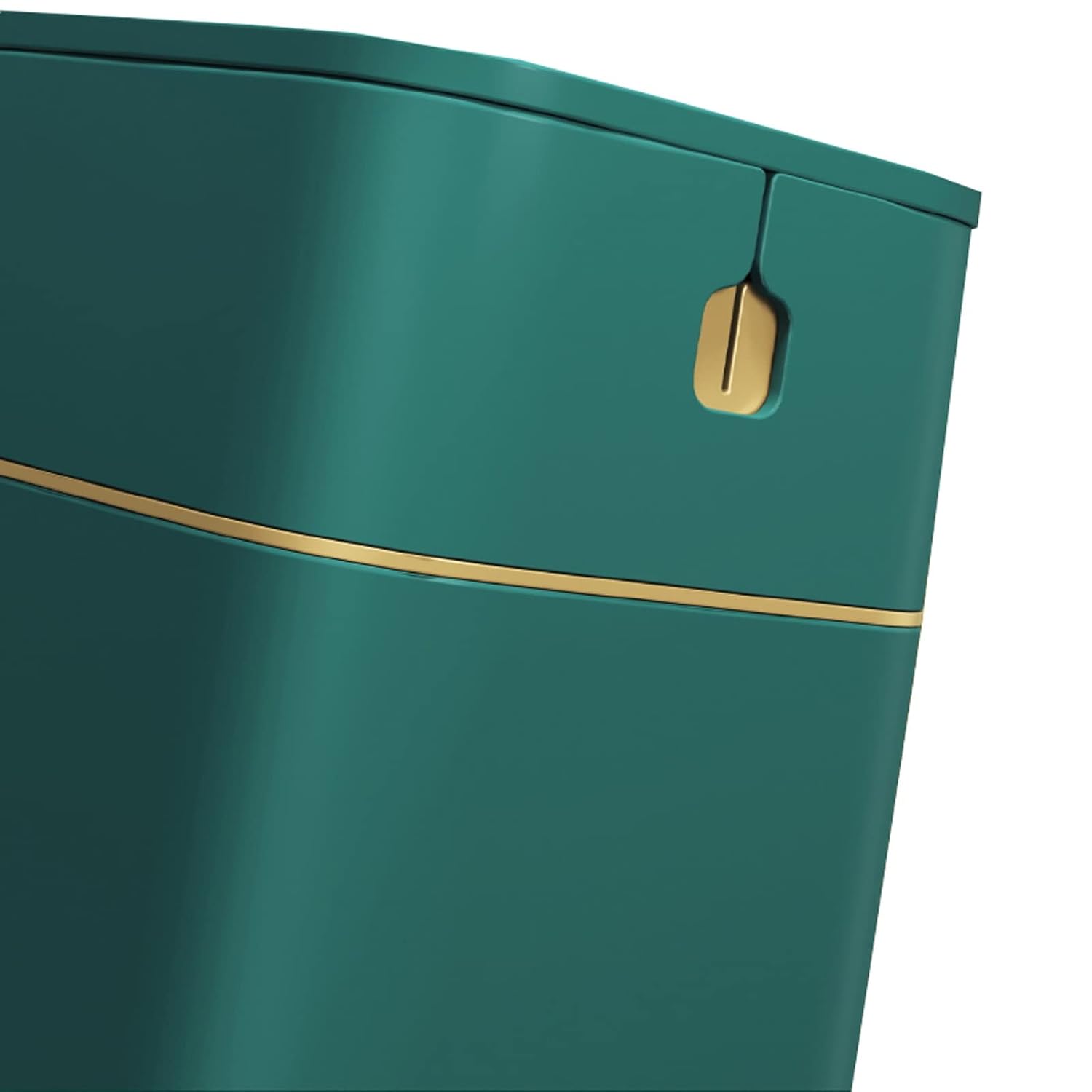 Liudan Trash Can Rubbish Bin, Nordic Style Seal Printing Machine for Kitchen Bathroom Office Storage Bucket Trash Can Accessories with Lid Rubbish Deep Green Deep Blue 15L Pedal Bin (Color : Deep